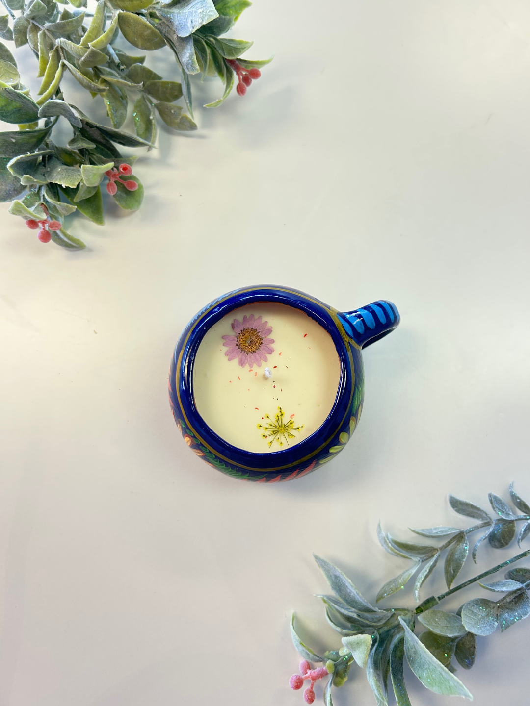 Taza Redonda Azul