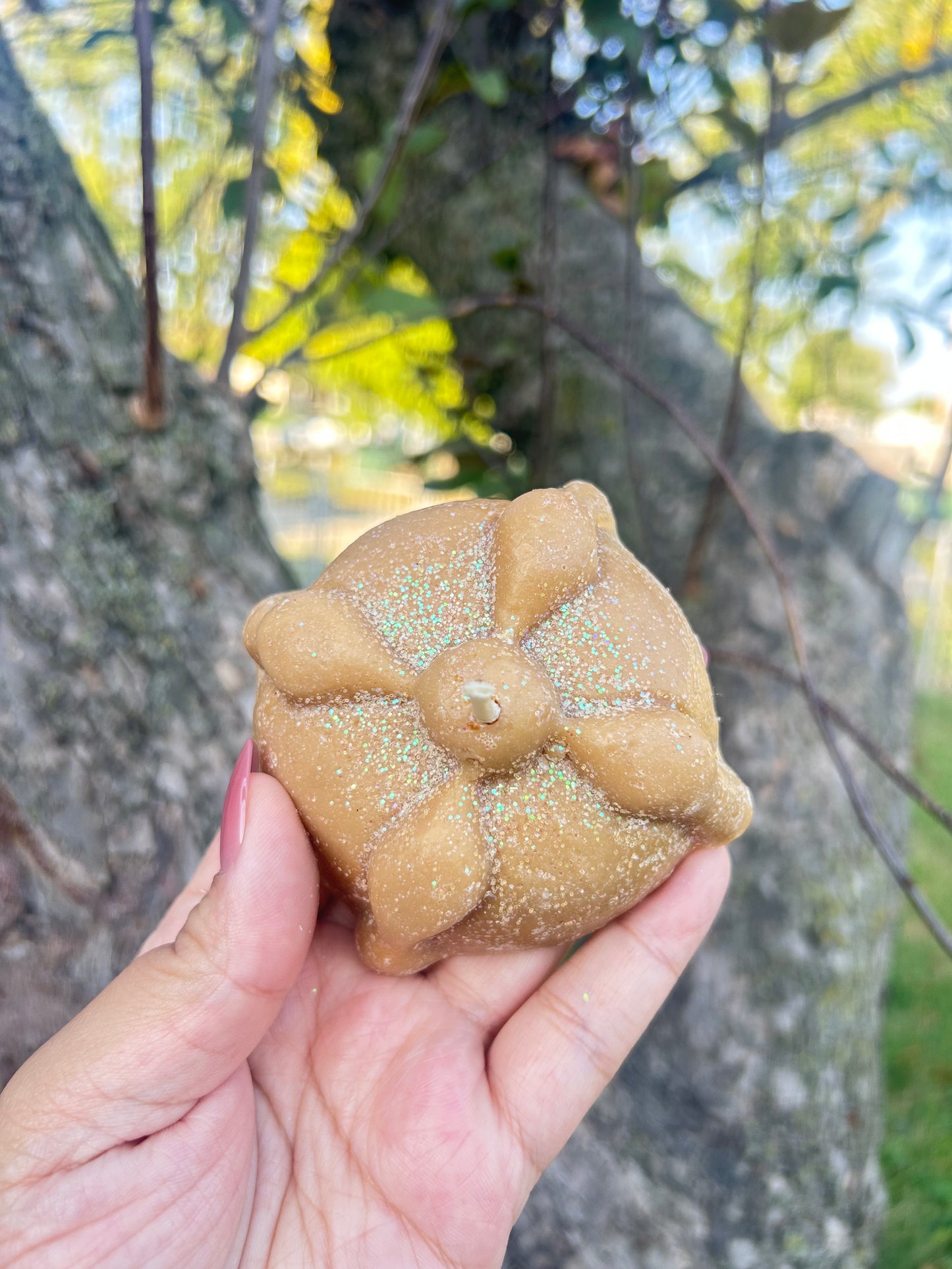 Pan De Muerto Candle